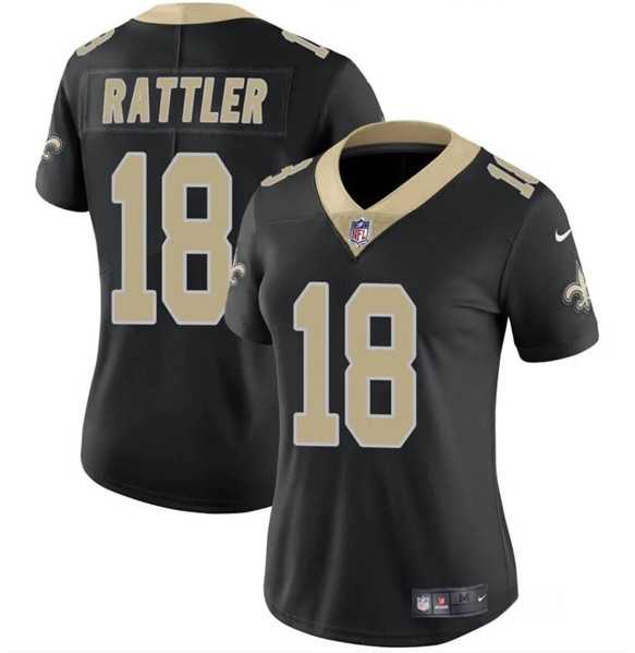Women's New Orleans Saints #18 Spencer Rattler Black Vapor Stitched Game Jersey Dzhi,We sell and wholesale Women's New Orleans Saints #18 Spencer Rattler Black Vapor Stitched Game Jersey Dzhi on line form chian!